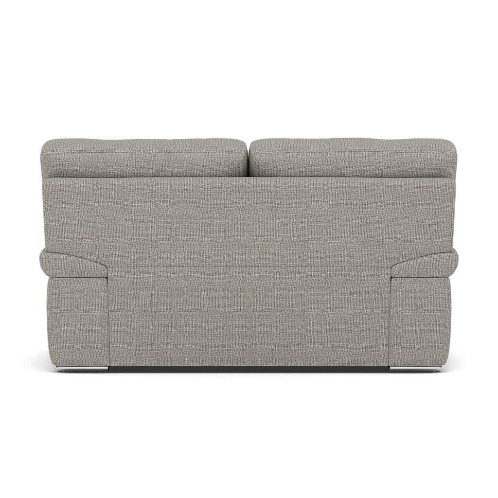 Gino 2 Seater Sofa - 2 Seater Sofa F8 — Hopsack Dove 70001 / Metal Feet, gallery image 2