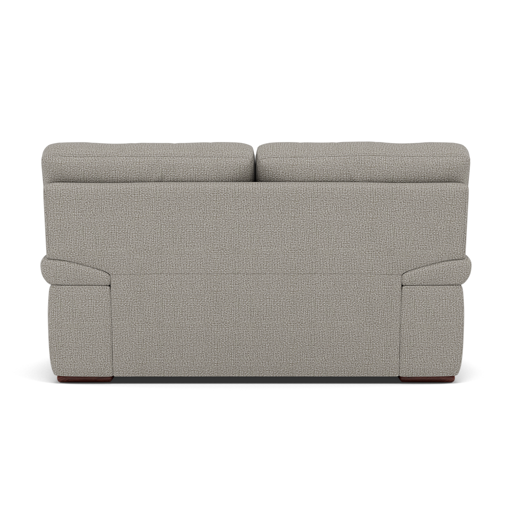 Gino 2 Seater Sofa - 2 Seater Sofa F8 — Hopsack Dove 70001 / Wooden Feet, gallery image 2