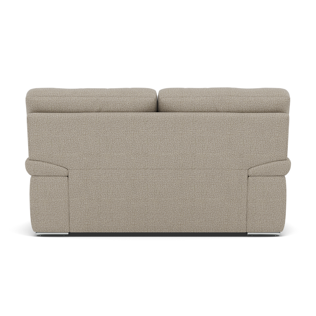 Gino 2 Seater Sofa - 2 Seater Sofa F8 — Hopsack Linen 70004 / Metal Feet, gallery image 2