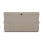 Gino 2 Seater Sofa - 2 Seater Sofa F8 — Hopsack Linen 70004 / Wooden Feet, gallery image 2