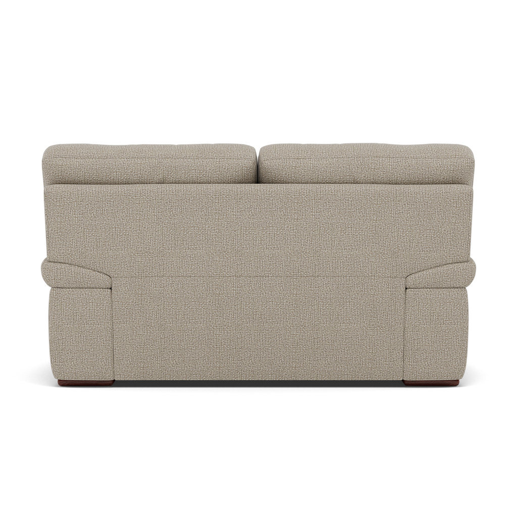 Gino 2 Seater Sofa - 2 Seater Sofa F8 — Hopsack Linen 70004 / Wooden Feet, gallery image 2
