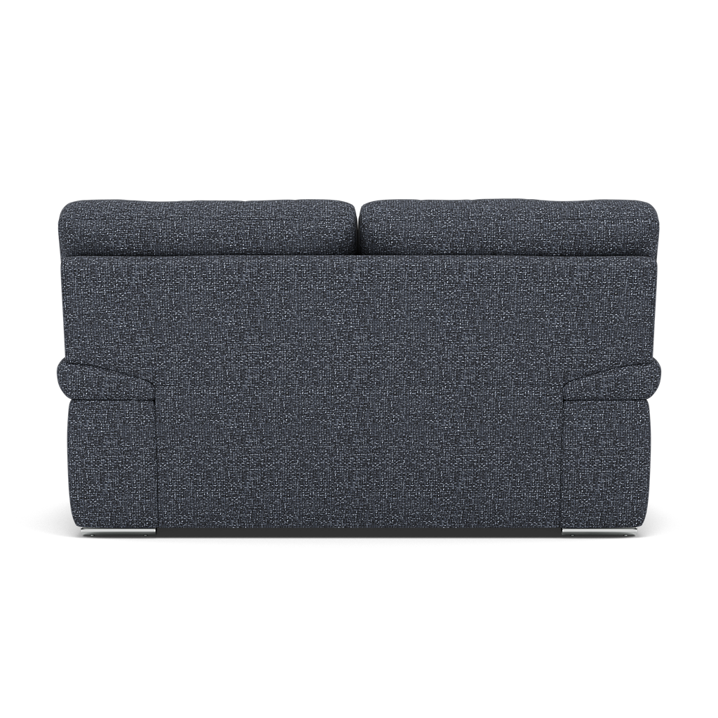 Gino 2 Seater Sofa - 2 Seater Sofa F8 — Hopsack Midnight 70005 / Metal Feet, gallery image 2