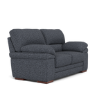 Gino 2 Seater Sofa - 2 Seater Sofa F8 — Hopsack Midnight 70005 / Wooden Feet, gallery image 1