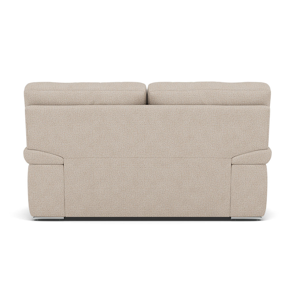 Gino 2 Seater Sofa - 2 Seater Sofa F8 — Hopsack Natural 70002 / Metal Feet, gallery image 2