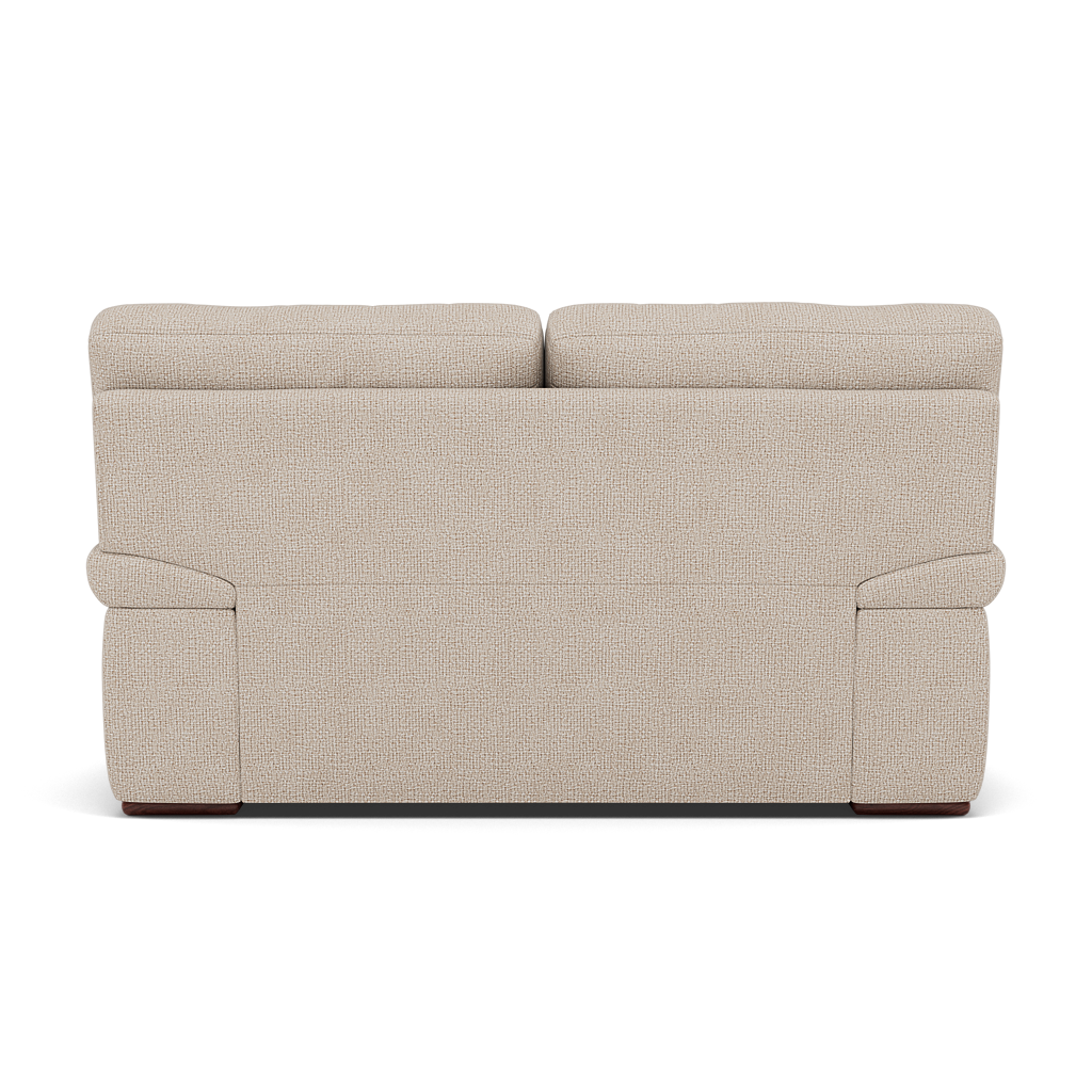 Gino 2 Seater Sofa - 2 Seater Sofa F8 — Hopsack Natural 70002 / Wooden Feet, gallery image 2