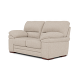 Gino 2 Seater Sofa - 2 Seater Sofa F8 — Hopsack Natural 70002 / Wooden Feet, gallery image 3
