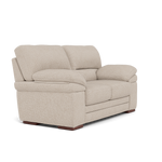 Gino 2 Seater Sofa - 2 Seater Sofa F8 — Hopsack Natural 70002 / Wooden Feet, gallery image 1