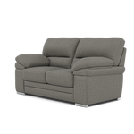 Gino 2 Seater Sofa - 2 Seater Sofa F8 — Hopsack Platinum 70003 / Metal Feet, gallery image 3