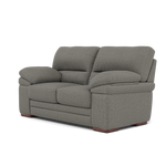 Gino 2 Seater Sofa - 2 Seater Sofa F8 — Hopsack Platinum 70003 / Wooden Feet, gallery image 3