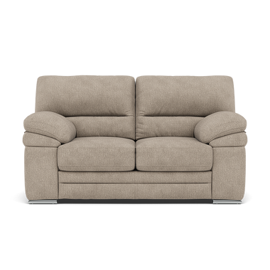 Gino 2 Seater Sofa - 2 Seater Sofa F8 2 Seater Sofas Sterling Home 1 Darwin Mink 50366 Metal Feet
