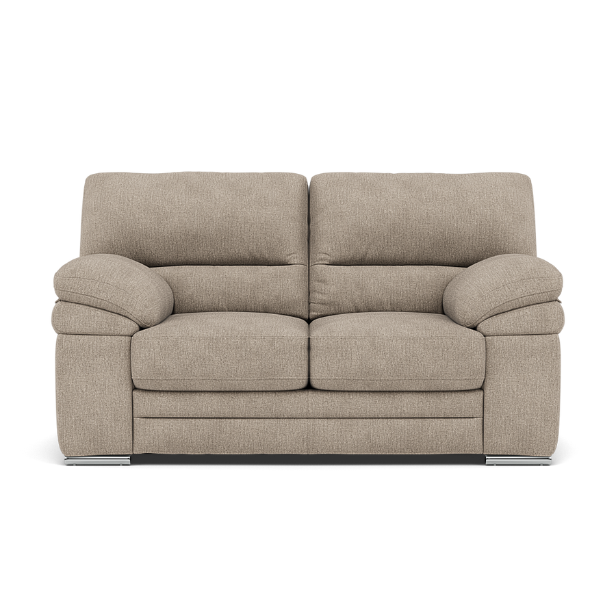 Gino 2 Seater Sofa - 2 Seater Sofa F8 2 Seater Sofas Sterling Home 1 Darwin Mink 50366 Metal Feet