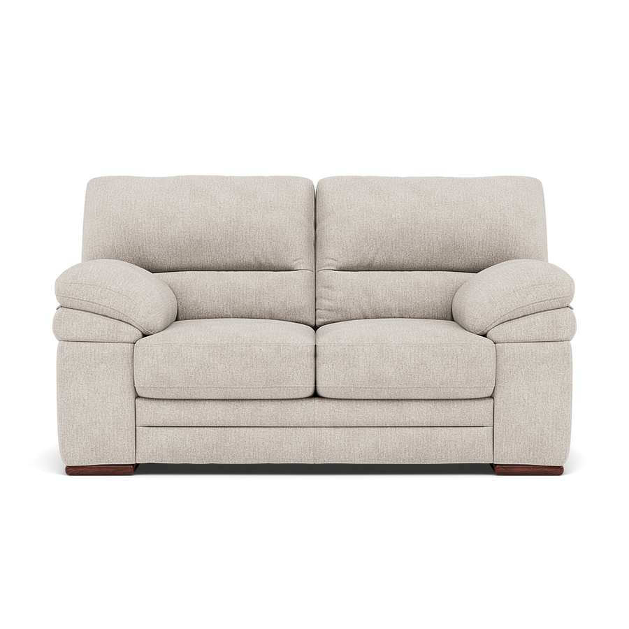 Gino 2 Seater Sofa - 2 Seater Sofa F8 Sterling Home Darwin Ivory 50364 Wooden Feet 2