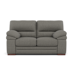 Gino 2 Seater Sofa - 2 Seater Sofa F8 2 Seater Sofas Sterling Home 8 Hopsack Platinum 70003 Wooden Feet