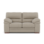 Gino 2 Seater Sofa - 2 Seater Sofa F8 2 Seater Sofas Sterling Home 10 Hopsack Linen 70004 Wooden Feet