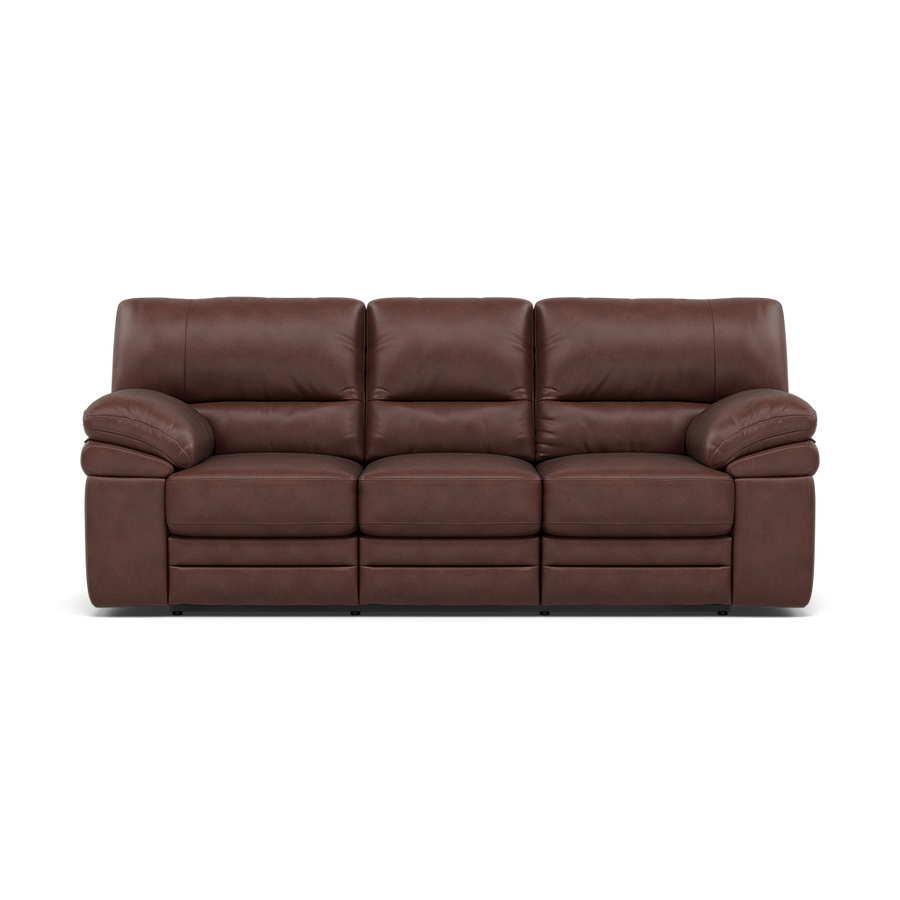 Gino 3 Seater Recliner Sofa - 3 Seater Manual Recliner Sofa Cat 55 - Manual Recliner Sterling Home Cat-55/27 Seattle Chestnut 1