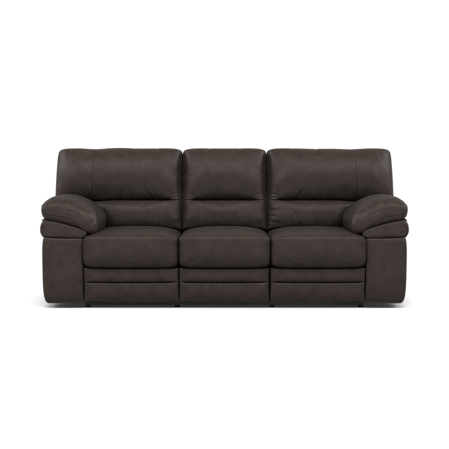 Gino 3 Seater Recliner Sofa - 3 Seater Manual Recliner Sofa Cat 55 - Manual Recliner Sterling Home Cat-55/37 Seattle Mahogany 2