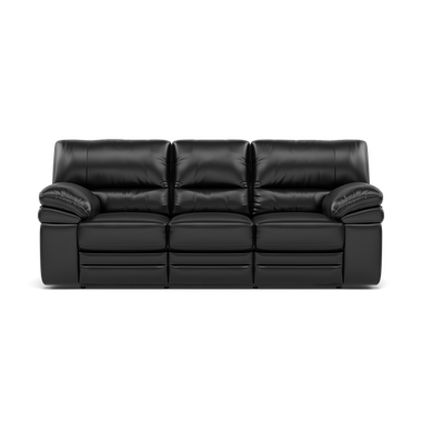 Gino 3 Seater Recliner Sofa - 3 Seater Manual Recliner Sofa Cat 55 - Manual Recliner 3 Seater Sofas Sterling Home 1 Cat-55/72 New Club Dark Grey