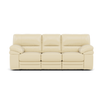 Gino 3 Seater Recliner Sofa - 3 Seater Manual Recliner Sofa Cat 60 - Manual Recliner 3 Seater Sofas Sterling Home 1 Cat-60/02 Montana Cool Cream
