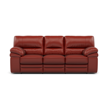 Gino 3 Seater Recliner Sofa - 3 Seater Manual Recliner Sofa Cat 60 - Manual Recliner 3 Seater Sofas Sterling Home 7 Cat-60/11 Montana Flame