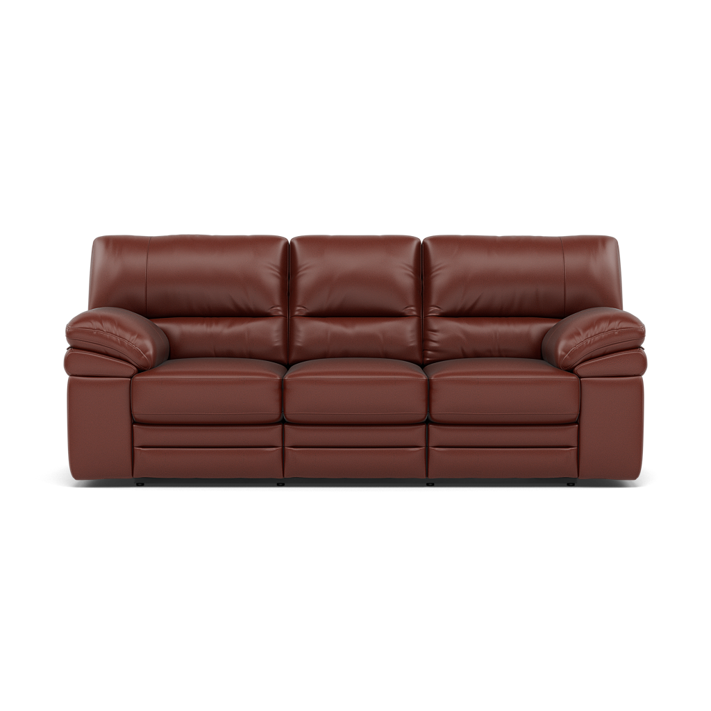 Gino 3 Seater Recliner Sofa - 3 Seater Manual Recliner Sofa Cat 60 - Manual Recliner 3 Seater Sofas Sterling Home 5 Cat-60/07 Montana Butterscotch