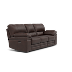 Gino 3 Seater Recliner Sofa - 3 Seater Manual Recliner Sofa Cat 60 - Manual Recliner — Cat-60/08 Montana Chocolate, gallery image 1