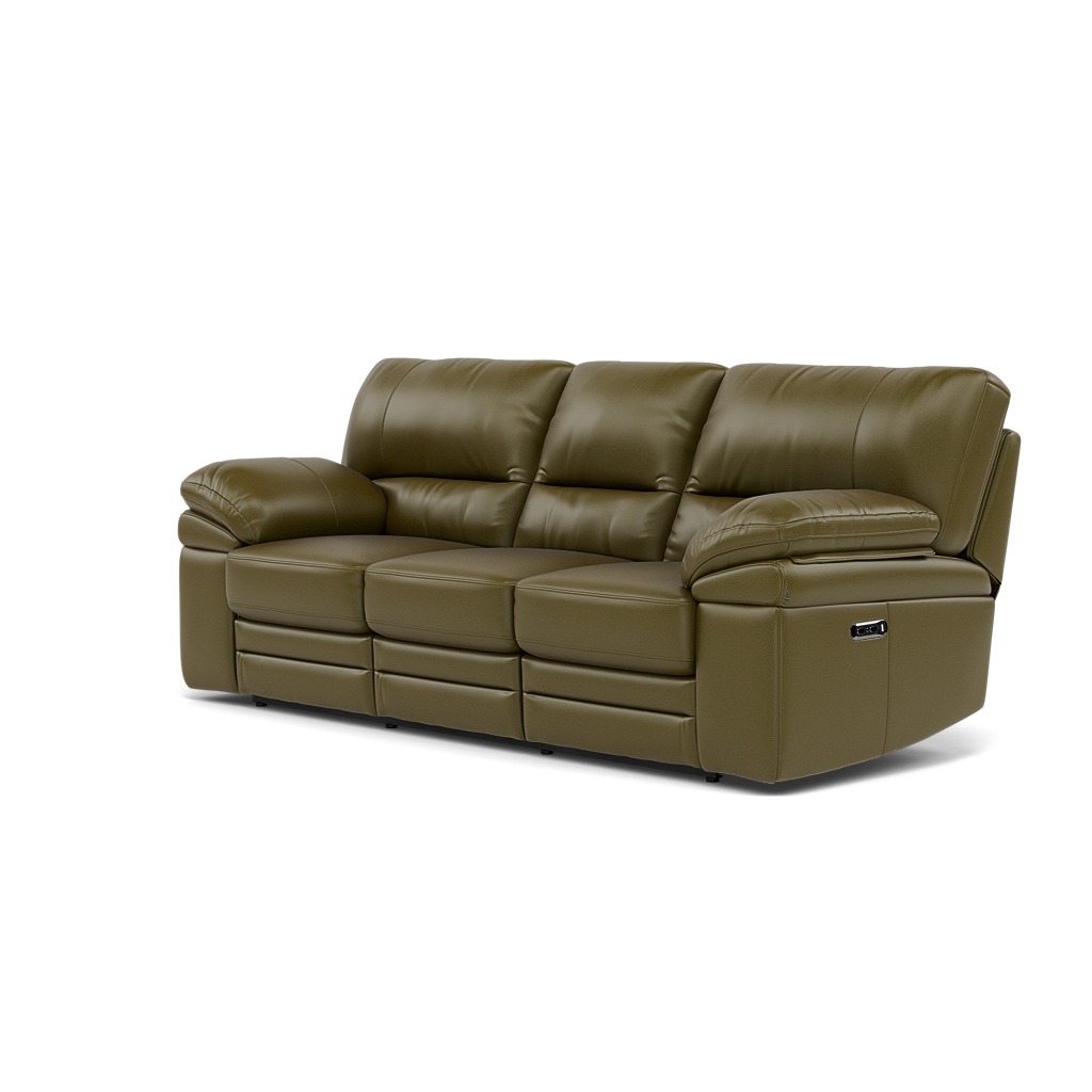 Gino 3 Seater Recliner Sofa - 3 Seater Manual Recliner Sofa Cat 60 - Manual Recliner — Cat-60/16 Montana Oregano, gallery image 3