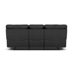 Gino 3 Seater Recliner Sofa - 3 Seater Manual Recliner Sofa Cat 60 - Manual Recliner — Cat-60/22 Montana Jet Black, gallery image 2