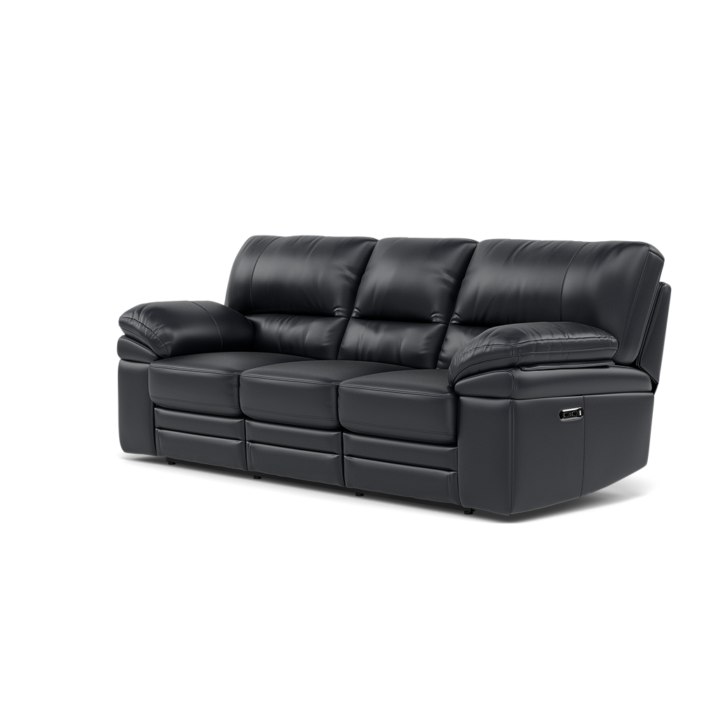 Gino 3 Seater Recliner Sofa - 3 Seater Manual Recliner Sofa Cat 60 - Manual Recliner — Cat-60/24 Montana Navy, gallery image 3