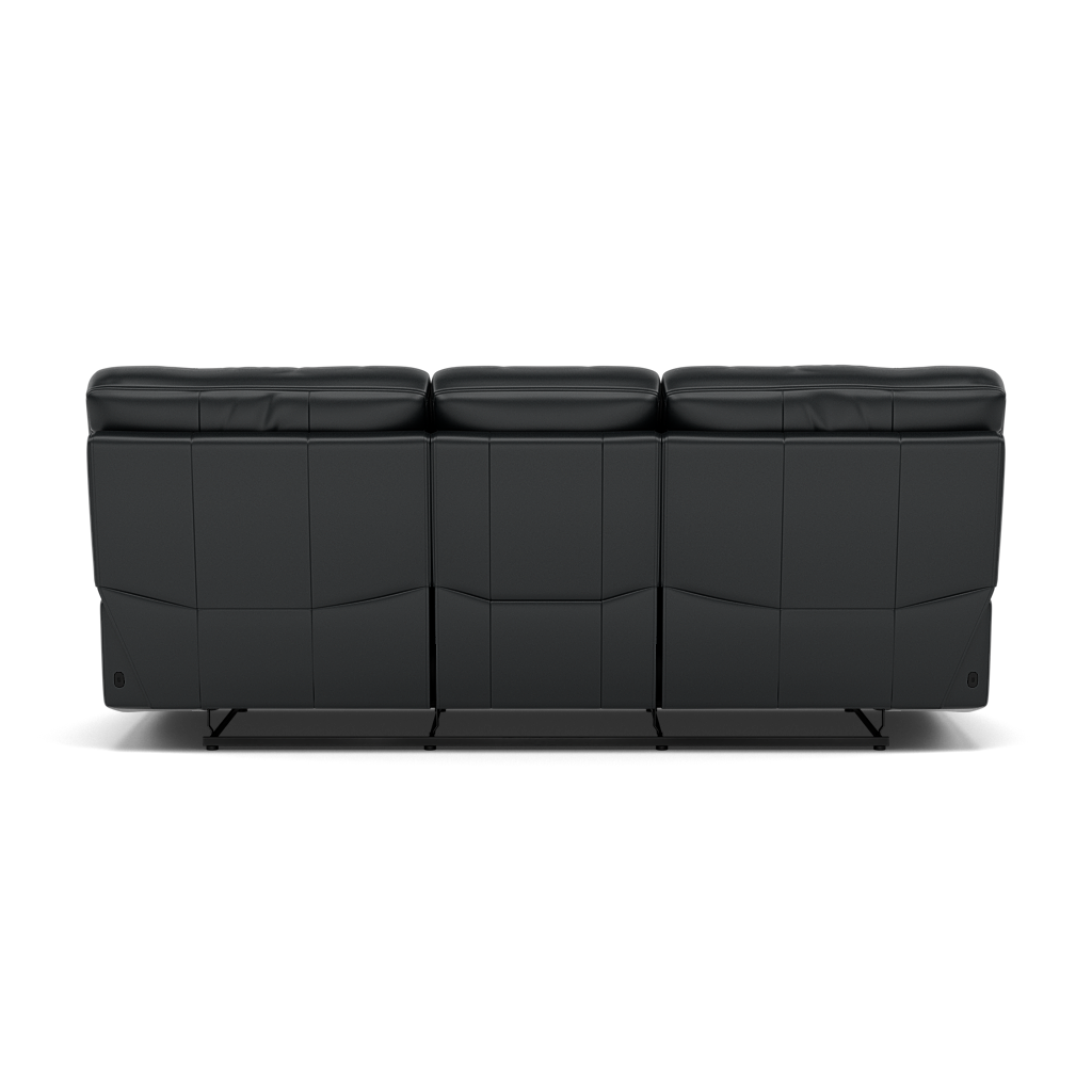 Gino 3 Seater Recliner Sofa - 3 Seater Manual Recliner Sofa Cat 60 - Manual Recliner — Cat-60/25 Montana Charcoal, gallery image 2