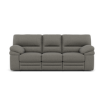 Gino 3 Seater Recliner Sofa - 3 Seater Manual Recliner Sofa F8 - Manual Recliner 3 Seater Sofas Sterling Home 5 Hopsack Platinum 70003