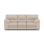 Gino 3 Seater Recliner Sofa - 3 Seater Manual Recliner Sofa F8 - Manual Recliner 3 Seater Sofas Sterling Home 4 Hopsack Natural 70002