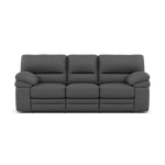 Gino 3 Seater Recliner Sofa - 3 Seater Manual Recliner Sofa F8 - Manual Recliner 3 Seater Sofas Sterling Home 8 Hopsack Charcoal 70006
