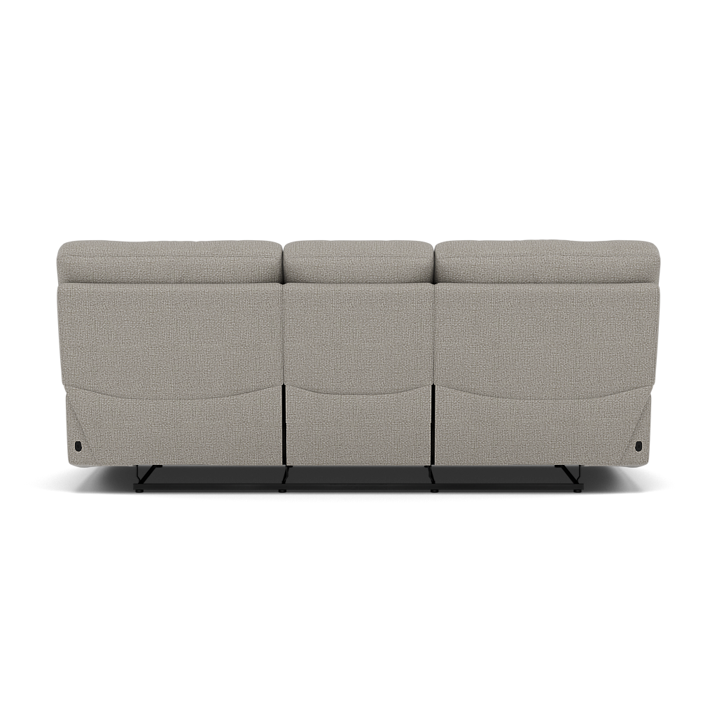Gino 3 Seater Recliner Sofa - 3 Seater Manual Recliner Sofa F8 - Manual Recliner — Hopsack Dove 70001, gallery image 2