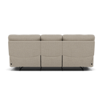 Gino 3 Seater Recliner Sofa - 3 Seater Manual Recliner Sofa F8 - Manual Recliner — Hopsack Linen 70004, gallery image 2