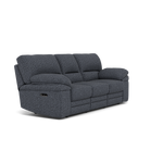 Gino 3 Seater Recliner Sofa - 3 Seater Manual Recliner Sofa F8 - Manual Recliner — Hopsack Midnight 70005, gallery image 1