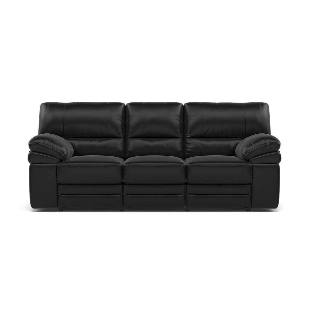 Gino 3 Seater Recliner Sofa - 3 Seater Power Recliner Sofa with USB Cat 55 - Power Recliner with USB 3 Seater Sofas Sterling Home 1 Cat-55/72 New Club Dark Grey