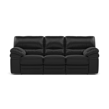 Gino 3 Seater Recliner Sofa - 3 Seater Power Recliner Sofa with USB Cat 55 - Power Recliner with USB 3 Seater Sofas Sterling Home 1 Cat-55/72 New Club Dark Grey