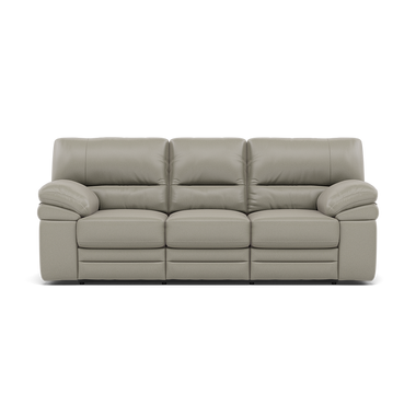 Gino 3 Seater Recliner Sofa - 3 Seater Power Recliner Sofa with USB Cat 60 - Power Recliner with USB 3 Seater Sofas Sterling Home 16 Cat-60/28 Montana New Grey