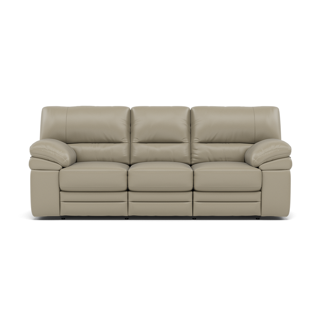 Gino 3 Seater Recliner Sofa - 3 Seater Power Recliner Sofa with USB Cat 60 - Power Recliner with USB 3 Seater Sofas Sterling Home 13 Cat-60/23 Montana Lead Grey