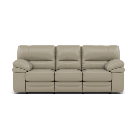 Gino 3 Seater Recliner Sofa - 3 Seater Power Recliner Sofa with USB Cat 60 - Power Recliner with USB 3 Seater Sofas Sterling Home 13 Cat-60/23 Montana Lead Grey