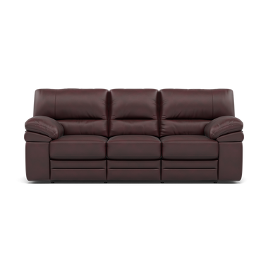 Gino 3 Seater Recliner Sofa - 3 Seater Power Recliner Sofa with USB Cat 60 - Power Recliner with USB 3 Seater Sofas Sterling Home 8 Cat-60/15 Montana Ruby