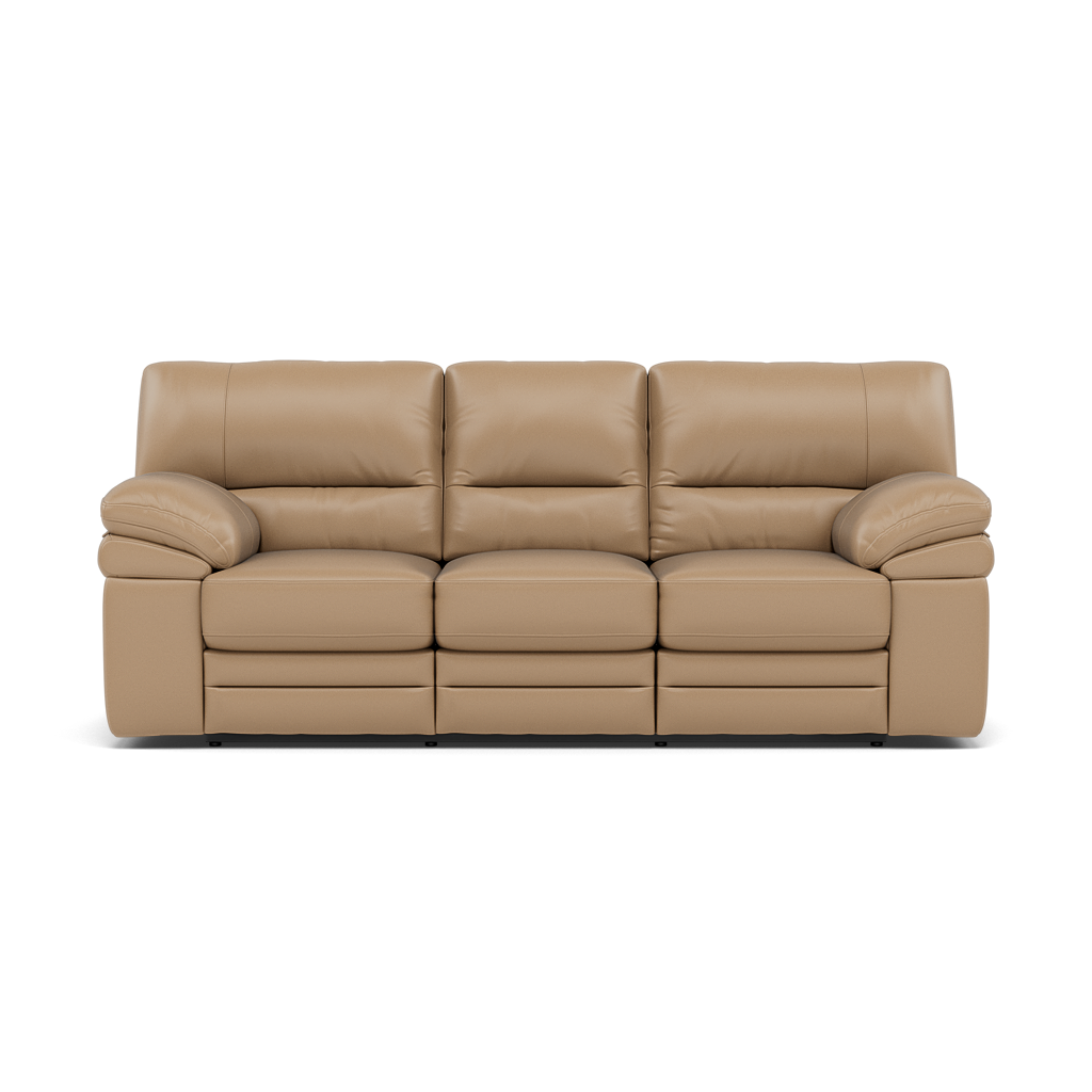 Gino 3 Seater Recliner Sofa - 3 Seater Power Recliner Sofa with USB Cat 60 - Power Recliner with USB 3 Seater Sofas Sterling Home 17 Cat-60/06 Montana Barley