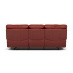 Gino 3 Seater Recliner Sofa - 3 Seater Power Recliner Sofa with USB Cat 60 - Power Recliner with USB — Cat-60/11 Montana Flame, gallery image 2