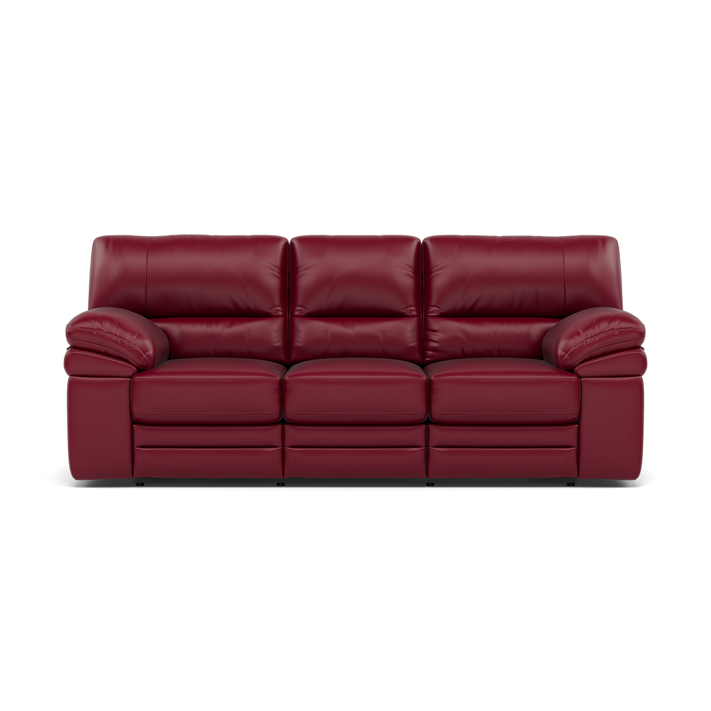 Gino 3 Seater Recliner Sofa - 3 Seater Power Recliner Sofa with USB Cat 60 - Power Recliner with USB 3 Seater Sofas Sterling Home 20 Cat-60/13 Montana Cranberry