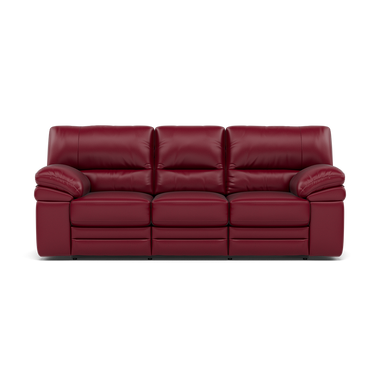 Gino 3 Seater Recliner Sofa - 3 Seater Power Recliner Sofa with USB Cat 60 - Power Recliner with USB 3 Seater Sofas Sterling Home 20 Cat-60/13 Montana Cranberry