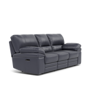 Gino 3 Seater Recliner Sofa - 3 Seater Power Recliner Sofa with USB Cat 60 - Power Recliner with USB — Cat-60/18 Montana Lavender Grey, gallery image 1