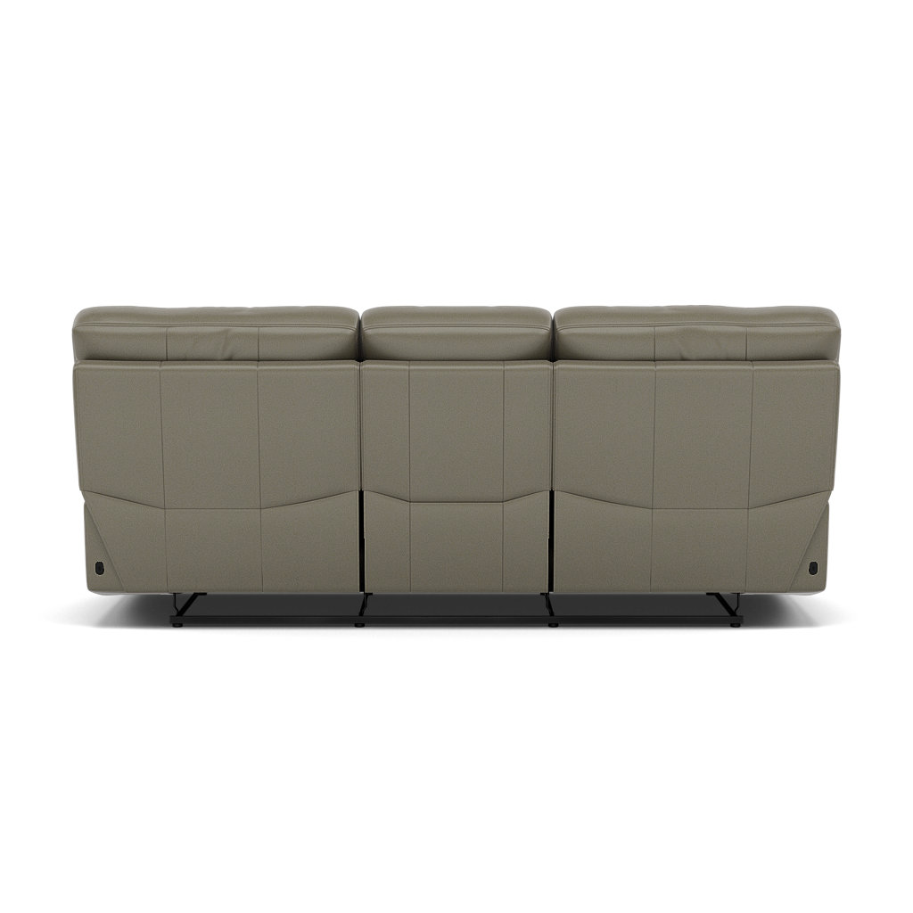 Gino 3 Seater Recliner Sofa - 3 Seater Power Recliner Sofa with USB Cat 60 - Power Recliner with USB — Cat-60/20 Montana Pewter, gallery image 2