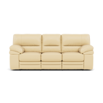 Gino 3 Seater Recliner Sofa - 3 Seater Power Recliner Sofa with USB Cat 60 - Power Recliner with USB 3 Seater Sofas Sterling Home 3 Cat-60/04 Montana Vanilla Cream