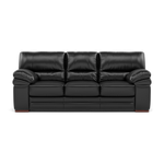 Gino 3 Seater Sofa - 3 Seater Sofa Cat 55 3 Seater Sofas Sterling Home 3 Cat-55/72 New Club Dark Grey Wooden Feet