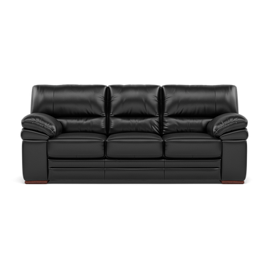 Gino 3 Seater Sofa - 3 Seater Sofa Cat 55 3 Seater Sofas Sterling Home 3 Cat-55/72 New Club Dark Grey Wooden Feet